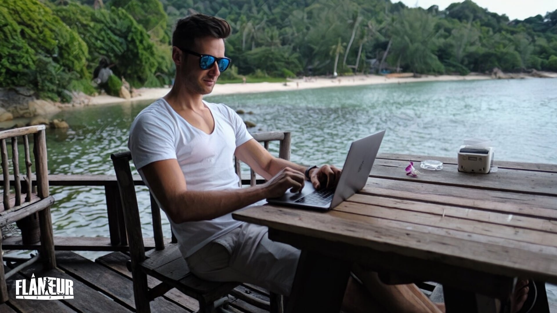 travel and work remotely