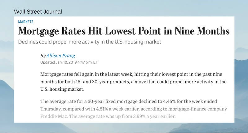 current interest rates