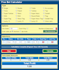 sports betting odds payout calculator